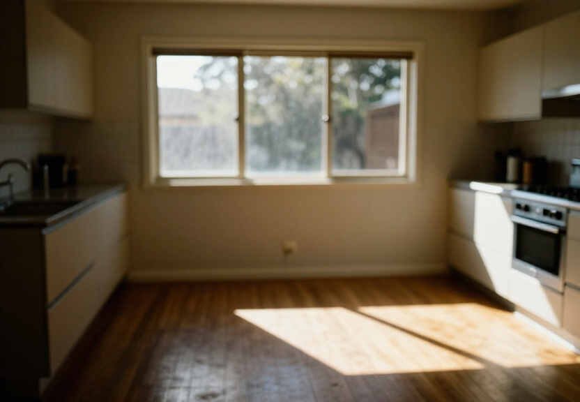 Kitchen in Kogarah after cockroach treatment, pest-free