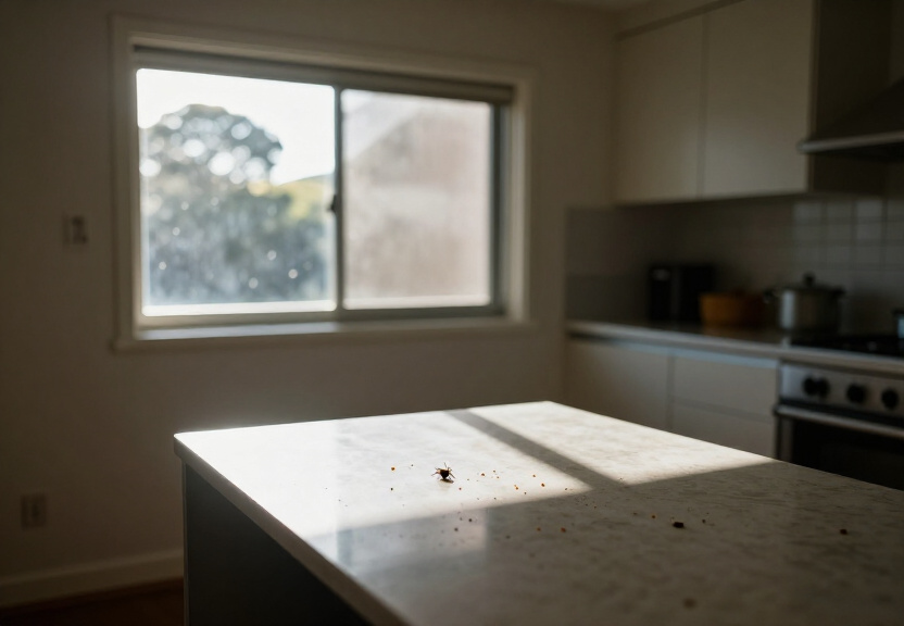 Ant trails in a Kogarah backyard before treatment